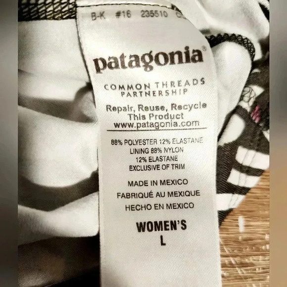 Patagonia Latticeback Geometric Print Soft Stretch Tank Top Activewear L - Picture 8 of 8